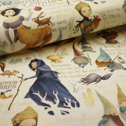 papier gold krolewna sniezka.JPG